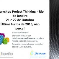 Último Project Thinking do Ano no Brasil será no RIO